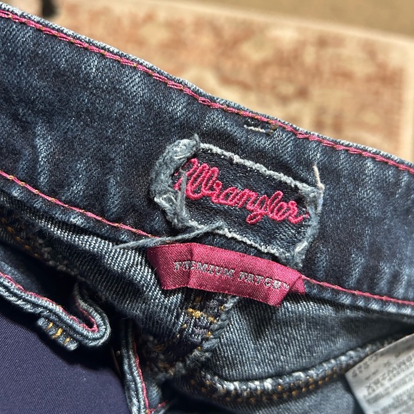 Wrangler Dark Blue Bootcut Jeans - 5/6x34 - Picture 6 of 7